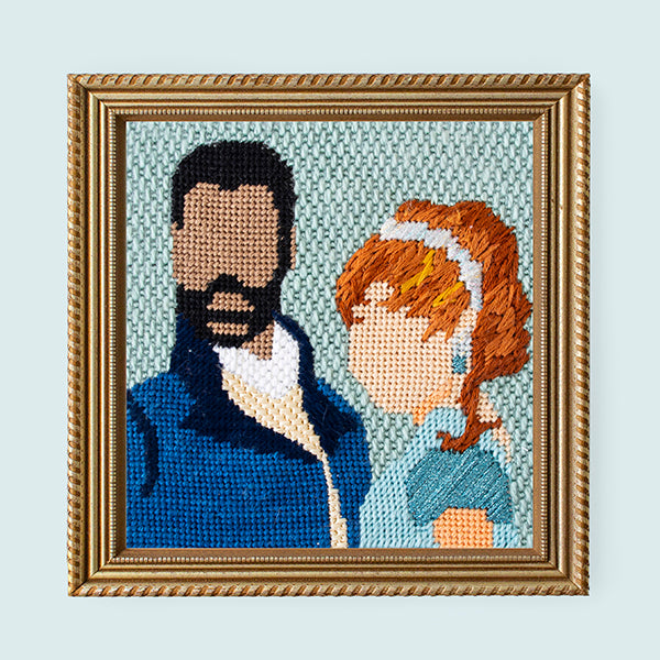 Bridgerton Sunday Stitch Along - Simon & Daphne Kit Kits Melissa Prince Designs 