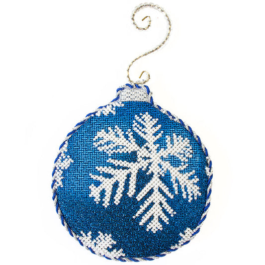 Brilliant Baubles - Blue & White Snowflakes Kit Kits All About Stitching/The Collection Design 
