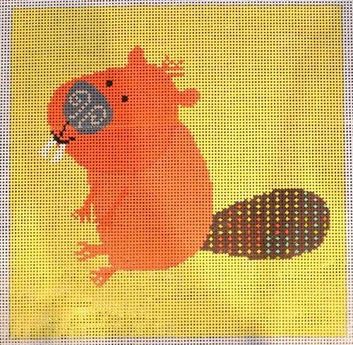 Bruno Beaver Painted Canvas Birds of a Feather  - 1