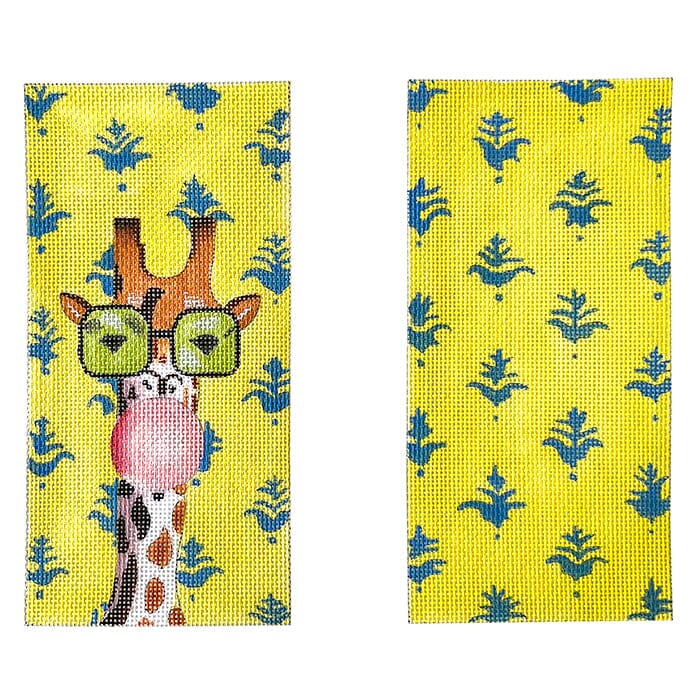 Bubble Gum Giraffe Eyeglass Case Painted Canvas Colors of Praise  - 1