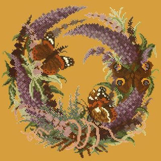Buddleia Needlepoint Kit Kits Elizabeth Bradley Design Yellow 
