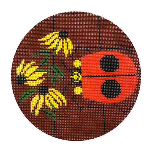 Bug That Bugs Nobody Ornament Painted Canvas Charley Harper 
