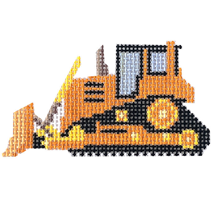 Bulldozer Mini Painted Canvas Penny Linn Designs  - 1