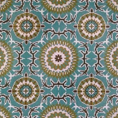 Bungalow   Emerald Painted Canvas Cooper Oaks Design  - 1
