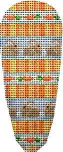 Bunnies / Carrots / Striped Carrot Painted Canvas Associated Talents 
