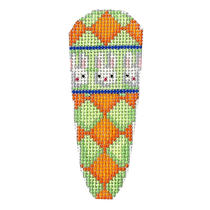 Bunnies Harlequin Baby Carrot Painted Canvas Associated Talents 
