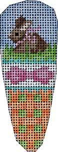 Bunny / Bow / Lattice Baby Carrot Painted Canvas Associated Talents 
