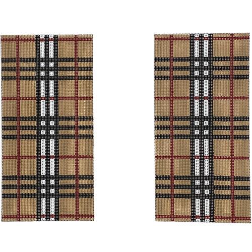 Burberry Plaid EGC Painted Canvas The Meredith Collection  - 1