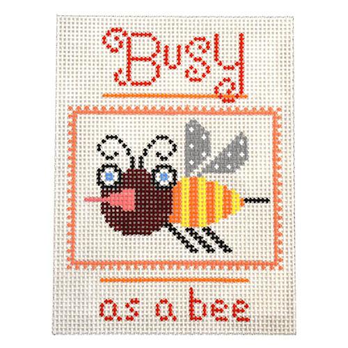 Busy as a Bee Painted Canvas Birds of a Feather  - 1
