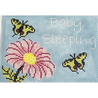 Butterflies Baby Sleeping Painted Canvas J. Child Designs 
