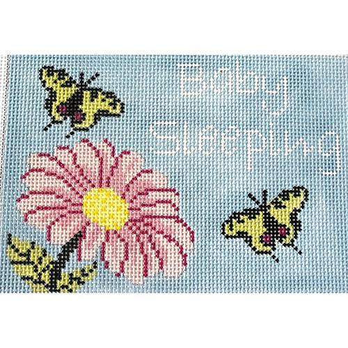 Butterflies Baby Sleeping Painted Canvas J. Child Designs  - 1