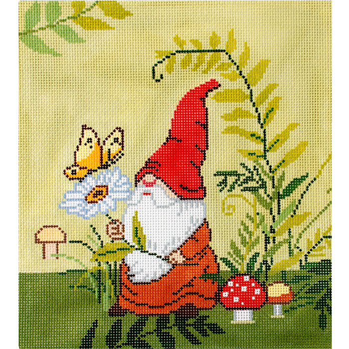 Butterfly Gnome Painted Canvas Birds of a Feather  - 1