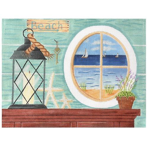 By the Sea Painted Canvas Vallerie Needlepoint Gallery  - 1