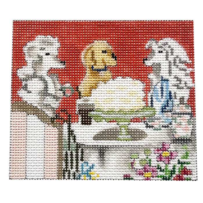 Caf√© Vendome Ornament Painted Canvas CBK Needlepoint Collections  - 1