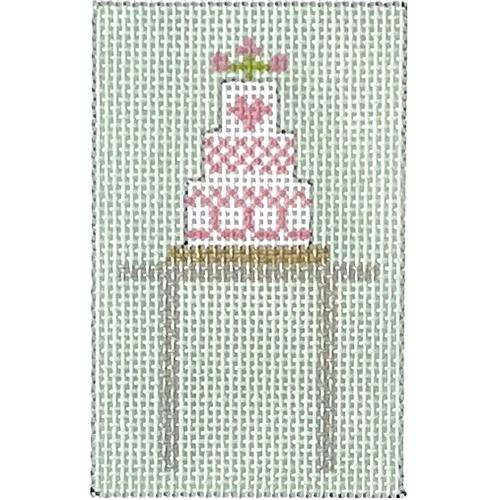 Cake Table with Stitch Guide Painted Canvas The Princess & Me 