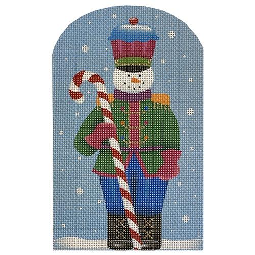 Candy Cane Sentry Painted Canvas Pepperberry Designs  - 1