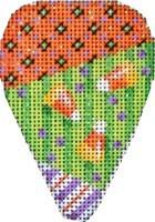 Candy Corn   Patch Corn Painted Canvas Associated Talents  - 1