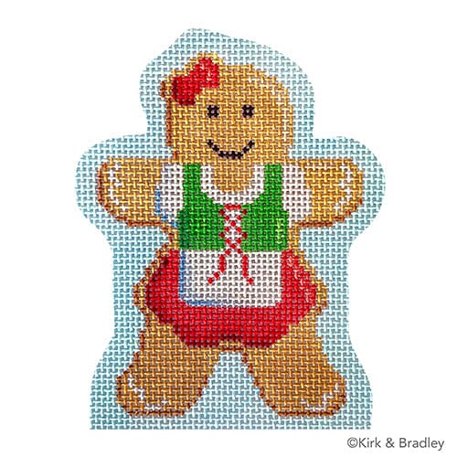 Candy Cottage Add-on - Gingerbread Girl Painted Canvas Kirk & Bradley 