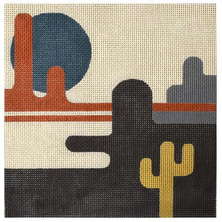 Canyon Desert Painted Canvas Unique New Zealand Design 
