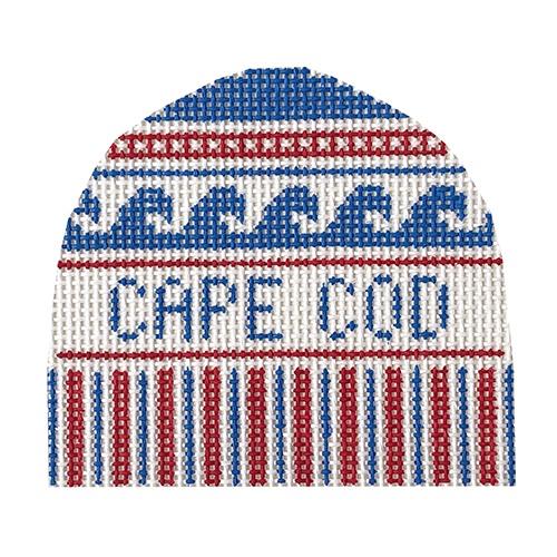 Cape Cod Hat Painted Canvas Doolittle Stitchery  - 1