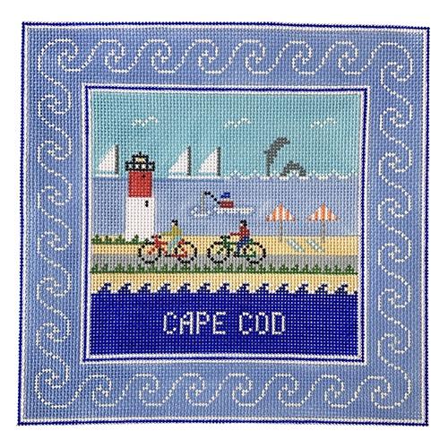 Cape Cod Square Painted Canvas Doolittle Stitchery 