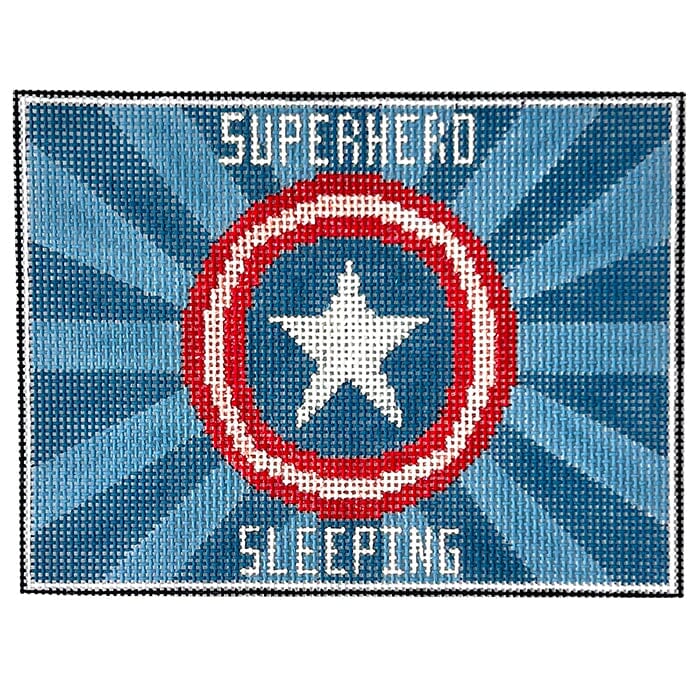 Captain America Superhero Sleeping Painted Canvas Alice Peterson Company 