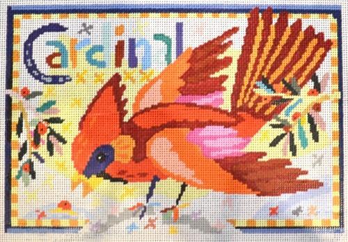 Cardinal Painted Canvas Birds of a Feather  - 1