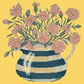 Carnation Jug Needlepoint Kit Kits Elizabeth Bradley Design Sunflower Yellow 