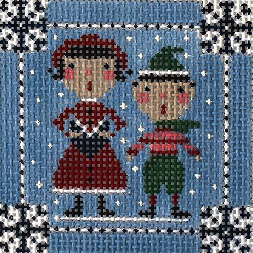 Carolers Painted Canvas Birds of a Feather  - 1