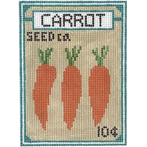 Carrot Seeds Painted Canvas Hello Tess 