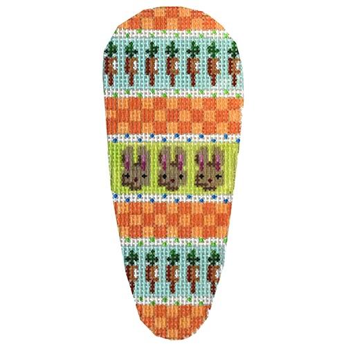 Carrots, Bunnies, and Checks Carrot Painted Canvas Associated Talents 
