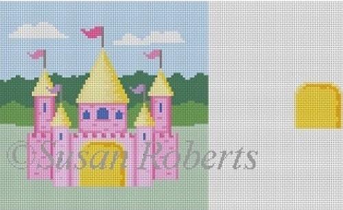 Castle Tooth Fairy Pillow Painted Canvas Susan Roberts Needlepoint Designs, Inc.  - 1