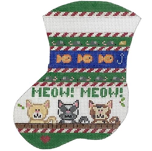 Cat Sampler TMC Painted Canvas The Meredith Collection  - 1
