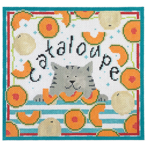Cataloupe Painted Canvas Pippin  - 1