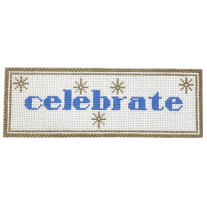 Celebrate Painted Canvas All About Stitching/The Collection Design  - 1