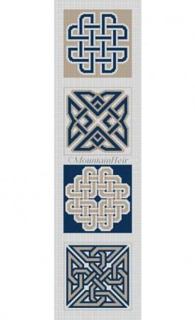 Celtic Knots Coasters Painted Canvas Susan Roberts Needlepoint Designs Inc.  - 1