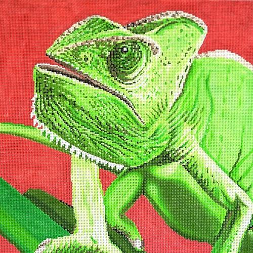 Chameleon Painted Canvas The Meredith Collection 
