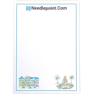 Charleston Notepad Accessories Needlepoint.Com 
