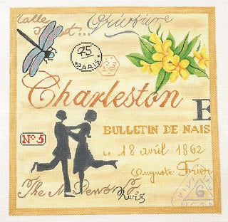 Charleston Painted Canvas Kate Dickerson Needlepoint Collections 
