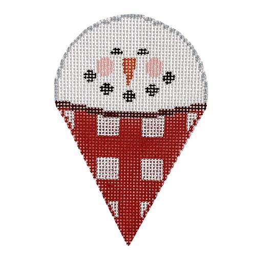 Checked Sno Cone Painted Canvas Kathy Schenkel Designs 