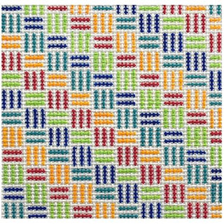 Checkered Insert Painted Canvas Danji Designs 
