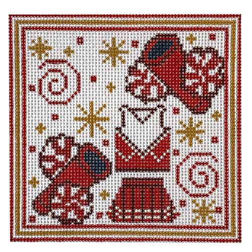 Cheer Square Painted Canvas Danji Designs  - 1