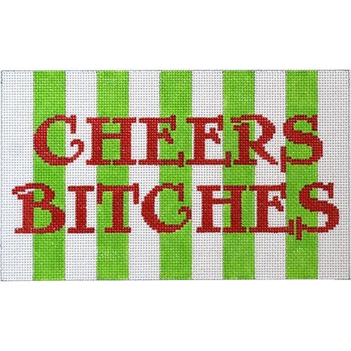 Cheers Bitches Painted Canvas The Meredith Collection  - 1