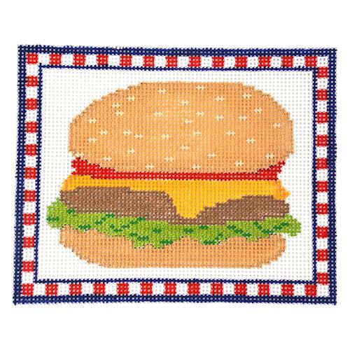 Cheeseburger in Paradise Painted Canvas The Princess & Me  - 1