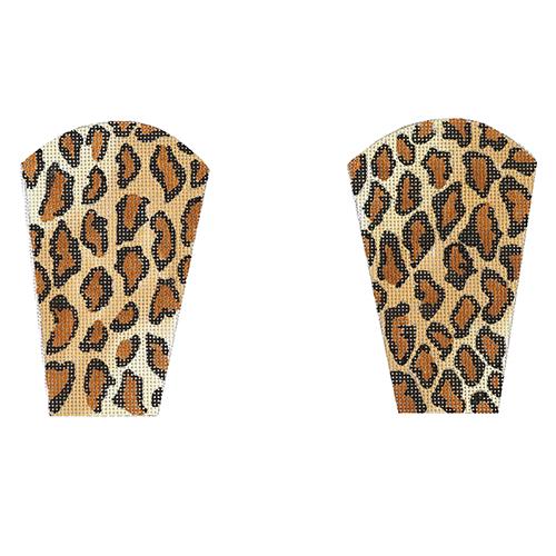 Cheetah Scissors Case Painted Canvas The Meredith Collection  - 1