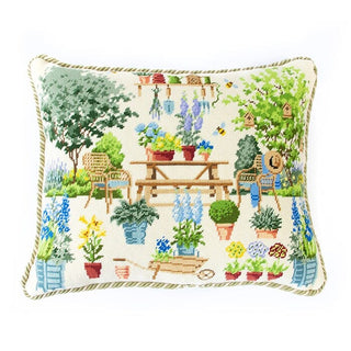 Chelsea Courtyard Garden Needlepoint Kit Kits Elizabeth Bradley Design 
