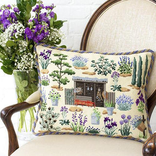 Chelsea Garden Sanctuary Needlepoint Kit Kits Elizabeth Bradley Design 
