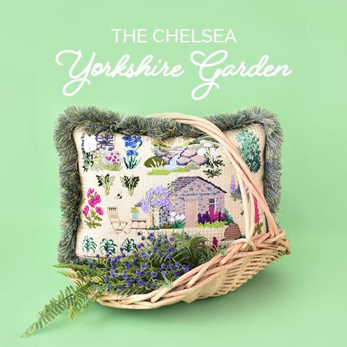 Chelsea Yorkshire Garden Kit & Online Class Online Course Needlepoint.Com 