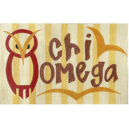 Chi O - Chi Omega Nickname Painted Canvas KCN Designers 