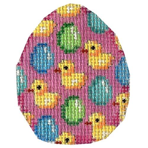 Chick / Egg Repeat Mini Egg Painted Canvas Associated Talents 